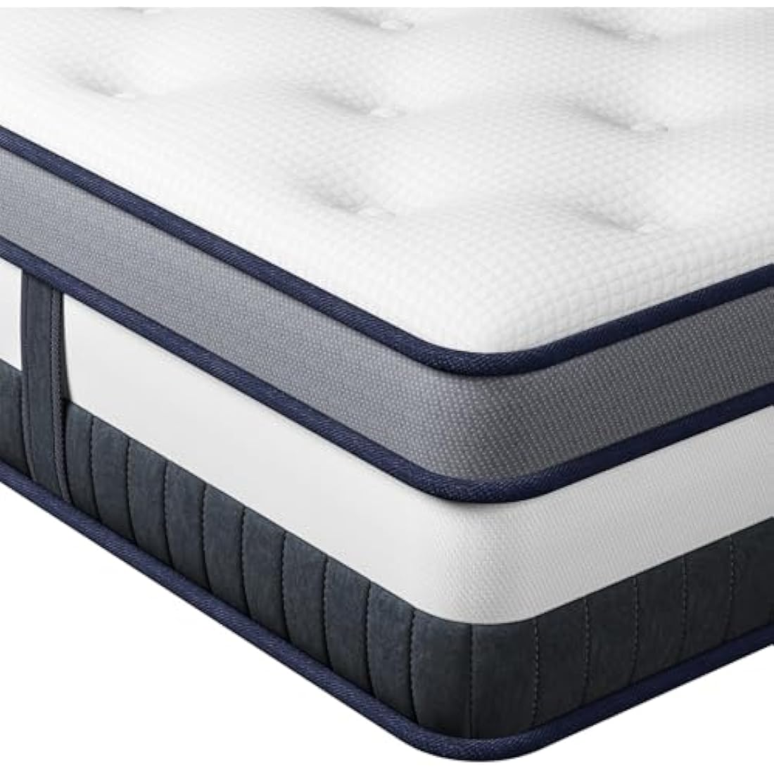 Vesgantti 3FT Single Mattress, 11 Inch Pocket Sprung Mattress Single with Breathable Foam and Individually Pocket Spring - Medium, Luxury Box Top Collection