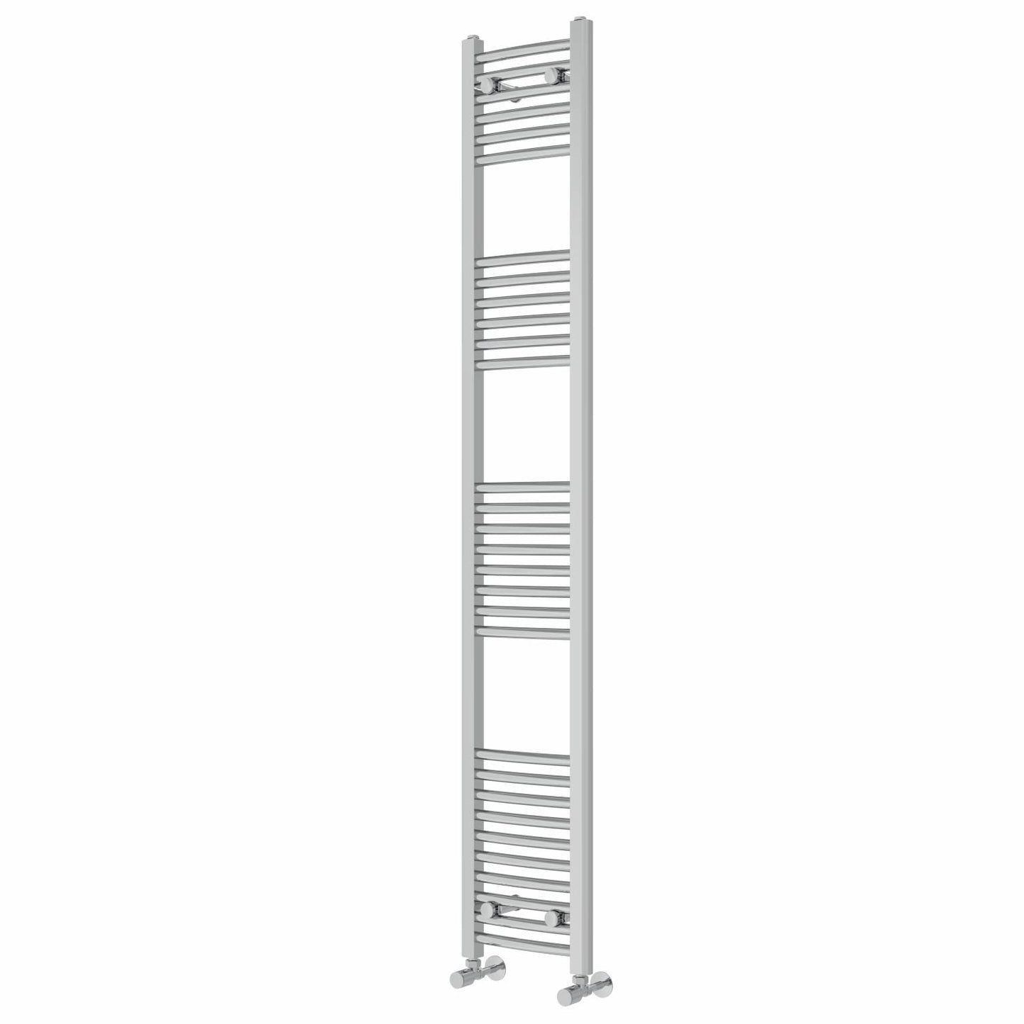 NRG Chrome Curved Central Heating Towel Rail Heated Rad Radiator 1800×300mm