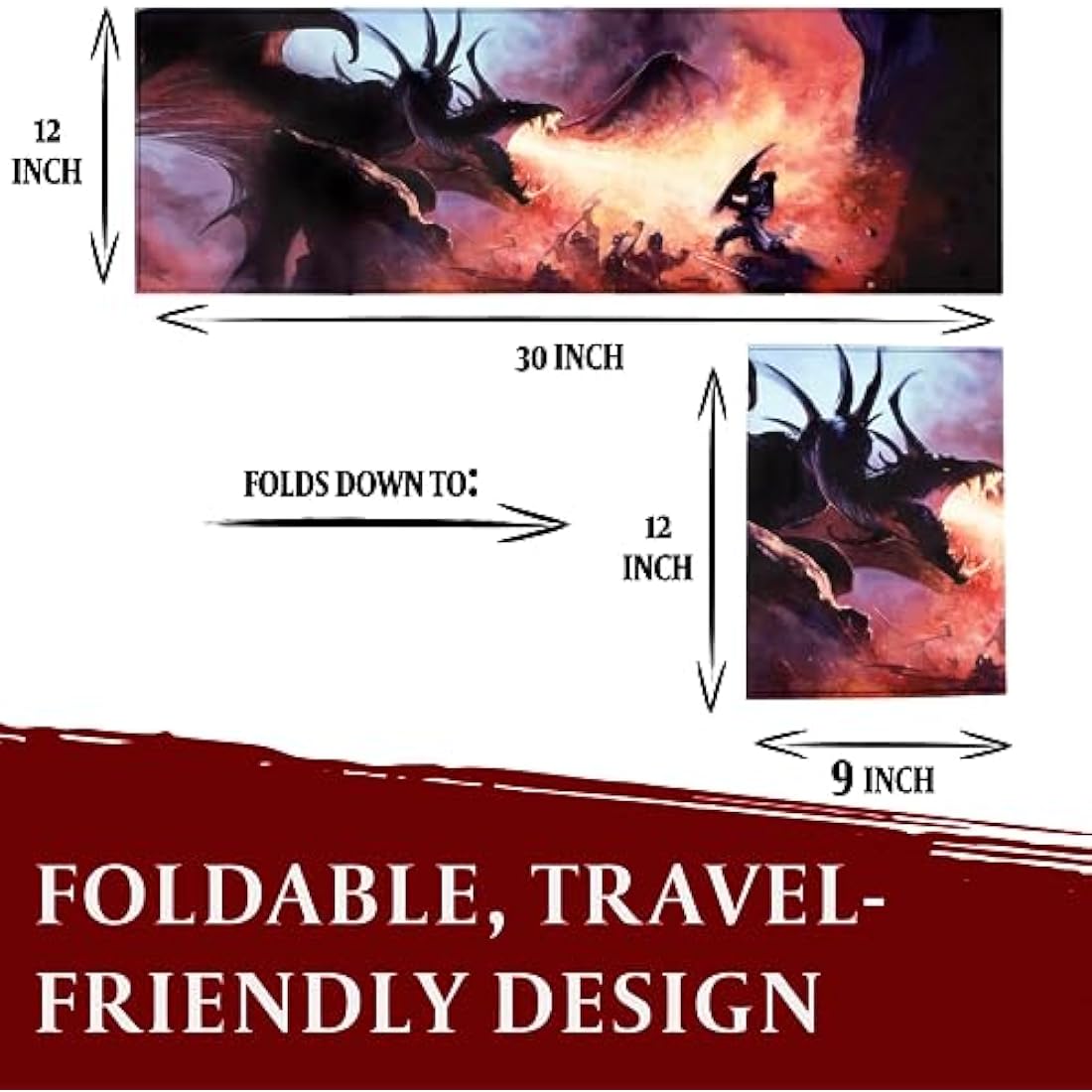 DND DM Screen 5e - D&D Dungeon Master Screen Full Color Print with Customizable Inserts - Dungeons and Dragons GM/Game Master Accessories Gift for Man or Woman. Hide Your Dice Rolls, Maps & Books.