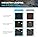 Renogy 100W Flexible Solar Panel, 12 Volt Semi-Flexible Solar Panels Bendable Mono Off-Grid Solar Power PV Panel for Marine, Motorhome, Cabin, Van, Car and Uneven Surfaces