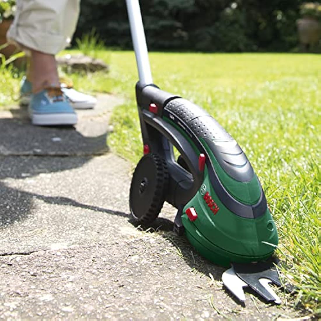 Bosch System Accessories Isio Telescopic Pole (80 cm - 115 cm Height Extension and 180° Angle), 80-115 cm