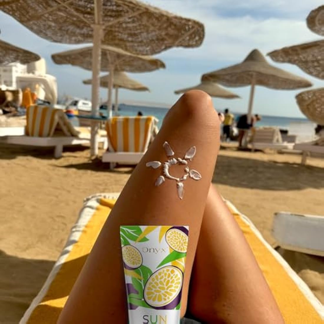 Onyx Suncolada Natural Tanning Accelerator | Bronzer-Free Lotion for Indoor & Outdoor Use | Smooth, Even, Streak-Free Tan | Deep Skin Hydration & Lasting Tan Enhancer for Golden Results