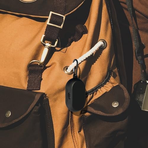 Geekria Silicone Case Cover Compatible with Jabra Elite 7 Pro, 7 Active True Wireless Earbuds, Protective Earphones Skin Cover with Keychain Hook, Charging Port Accessible