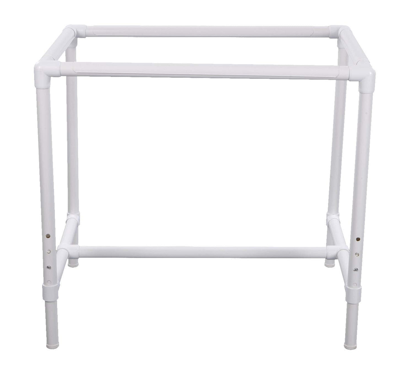 Dritz Floor Frame, PVC/Plastic, White, Adjustable