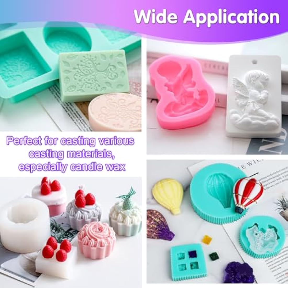 STARTSO WORLD Silicone Mold Making Kit 20A, Jade Green Platinum Liquid Silicone Rubber for Mold Making, Fast Cure & Food Safe Silicone Mold Maker 38OZ, Ideal for Casting Resin Molds/Silicone Molds