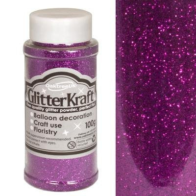 Balloon Decoration / Craft Glitter - Glitter Kraft Amethyst Purple Powder 100g
