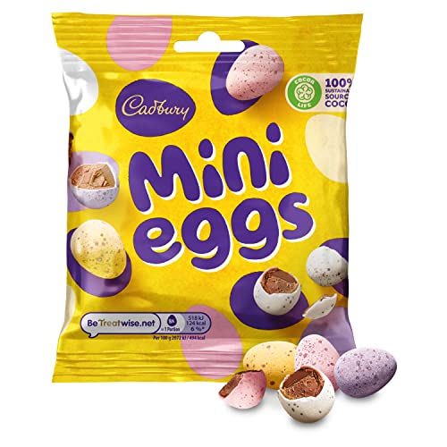 Cadbury Mini Eggs Milk Chocolate Easter Eggs, 80 g (Pack of 1)