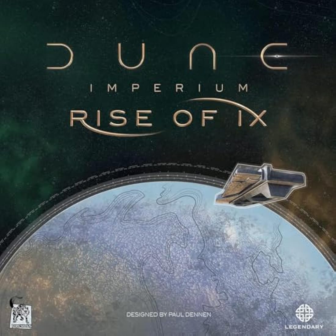 Direwolf, Dune Imperium - Rise of Ix, Board Game Expansion, Ages 14+, 1-4 Players, 60-120 Minutes Playing Time