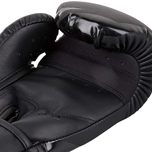 Venum, Challenger 3.0 Boxing Gloves, Unisex Adult, 12 Oz, Black/Black