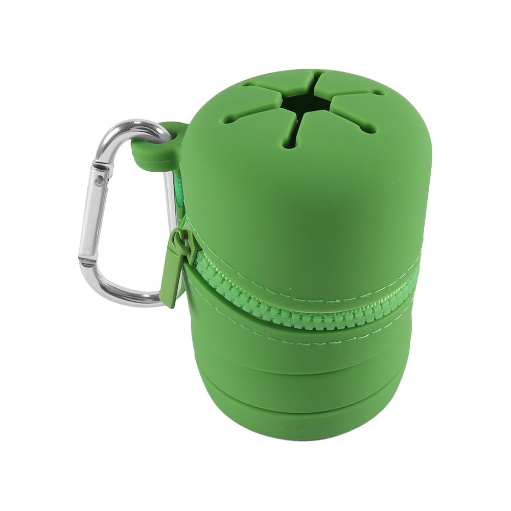 VOANZO Fishing Trash Can Fly Box Silicone Foldable Fishing Box Storage For Lure Fly With Hook Multifunctional Portable