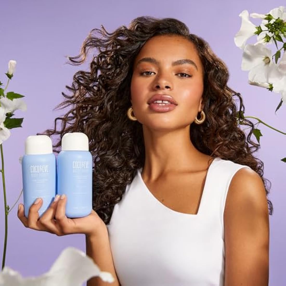 Coco & Eve Boost Therapy Hair Volumising Shampoo & Conditioner Bundle Set. With Biotin to Target Fine, Thinning Hair. For Thickening, Nourishing, and Improving Volume, Density & Shine. (560 ml)