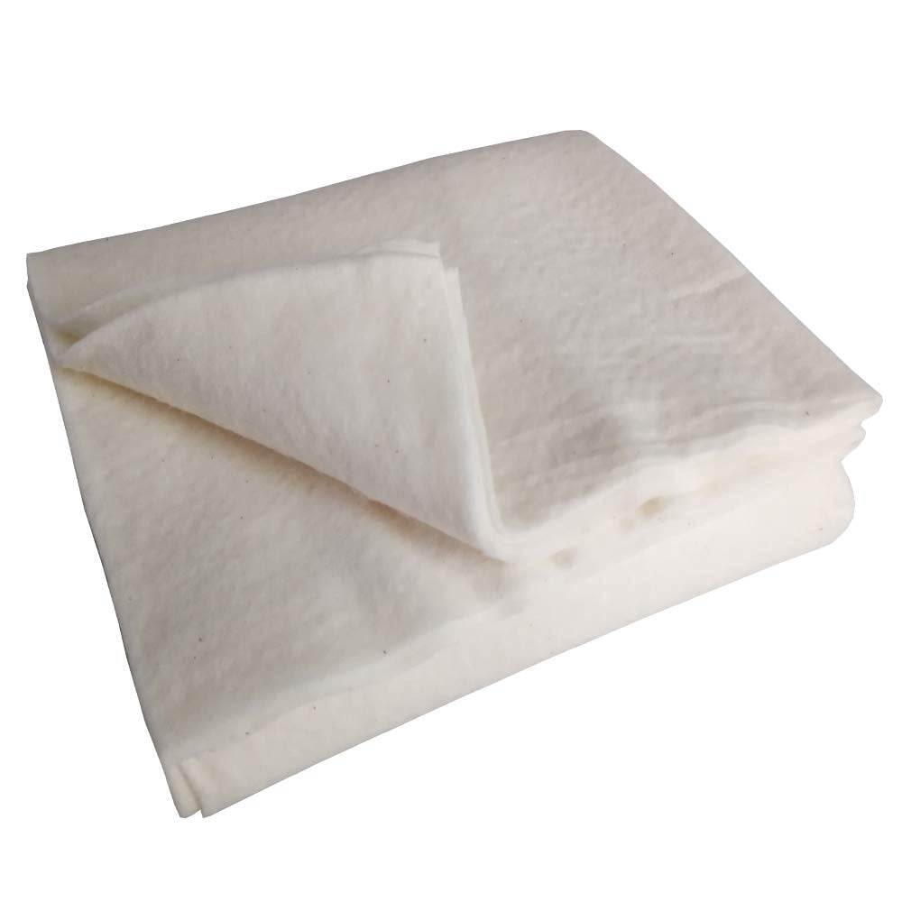 newamishquilt Throw Quilt Batting for Quilting, 60"X60" Natural Cotton Quilting Batting Fabric for Sewing?