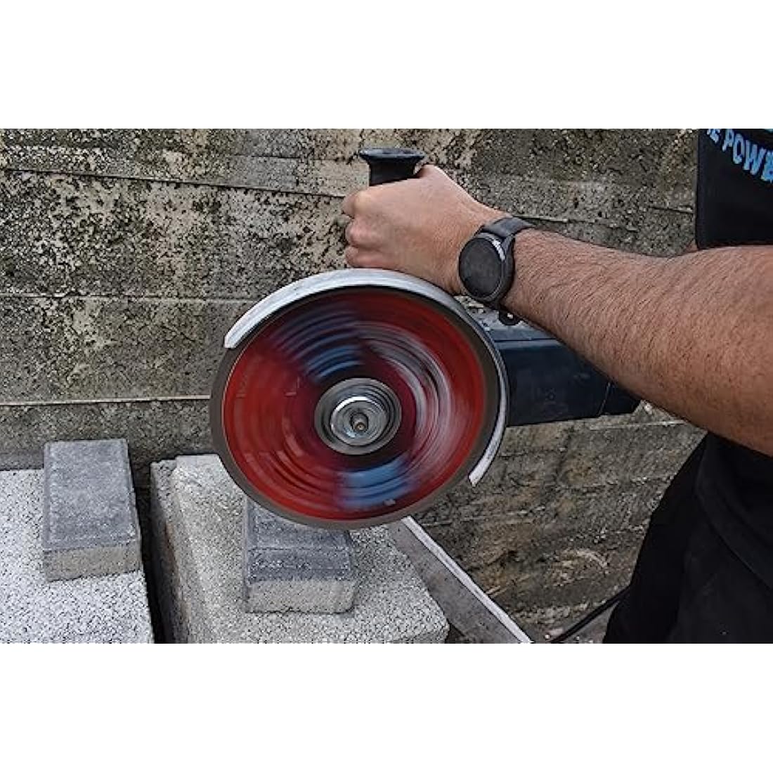 OX Tools TX10R-180/22 OX-TX10R Spectrum Superior Turbo Diamond Blade, 180/22.23mm, Red