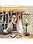 GyroVu Crystal Table Lamp, Black Touch Lamp for Bedside Nightstand with USB C+A Ports, 3 Way Dimmable with Crystal Shade for Bedroom, Living Room, Office (Buld Included)