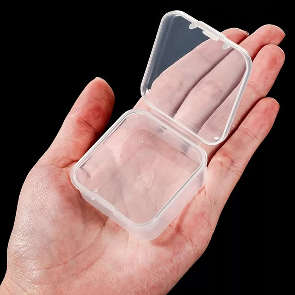 WYAN 15 Pack Square Clear Plastic Storage Containers Box with lids