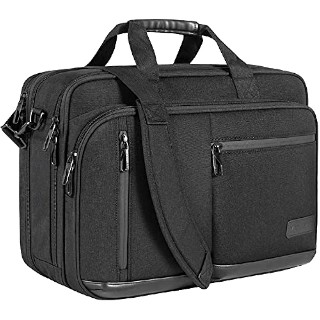 VANKEAN Laptop Briefcase for Men Women, Fits Up to 17.3 Inch Laptops Premium Shoulder Bag with Strap Expandable Messenger Bag, Water-Repellent Laptop Case Computer Bag for Travel/Business/School