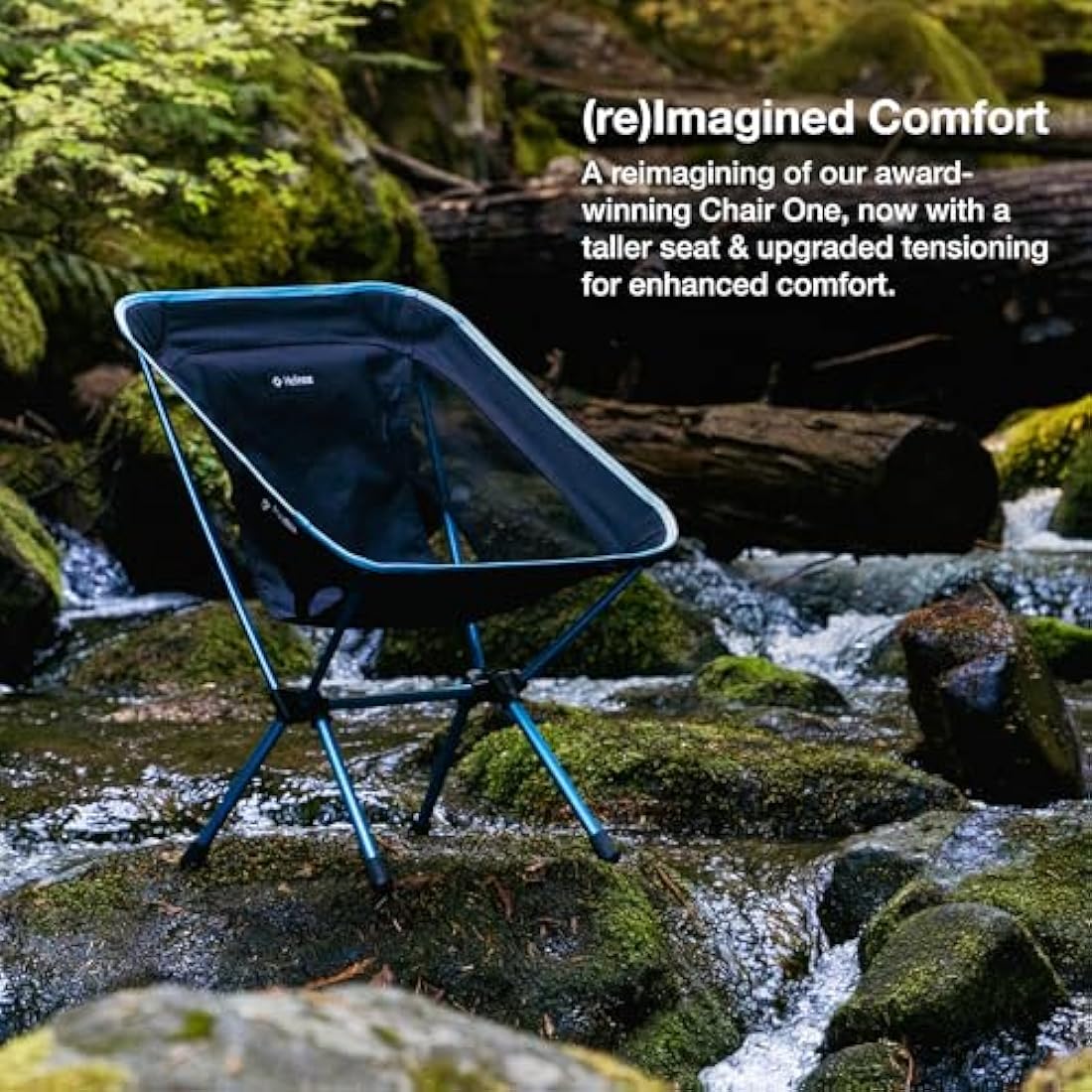 Helinox Chair One (re) High-Performance Camping Chair, Black