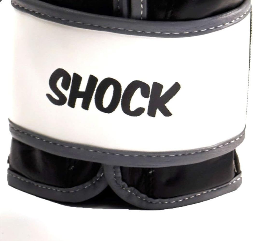 LEONE 1947, Shock Boxing Gloves, Unisex Adult, Black, 10 OZ, GN047