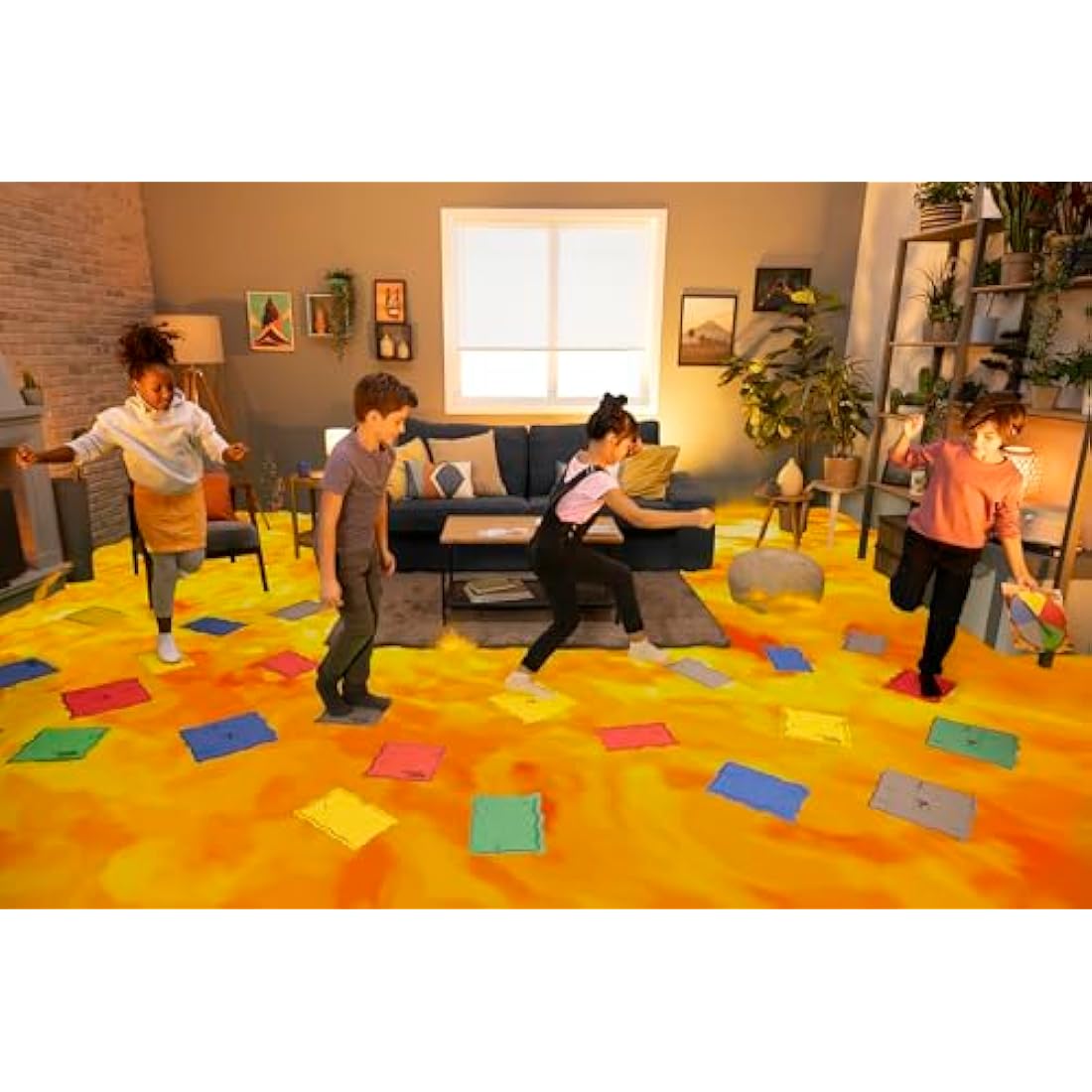 The Floor is Lava! | The Fun, Physical, Lava Leaping Game | Kids Party Games | For 2-6 Players | Ages 5+