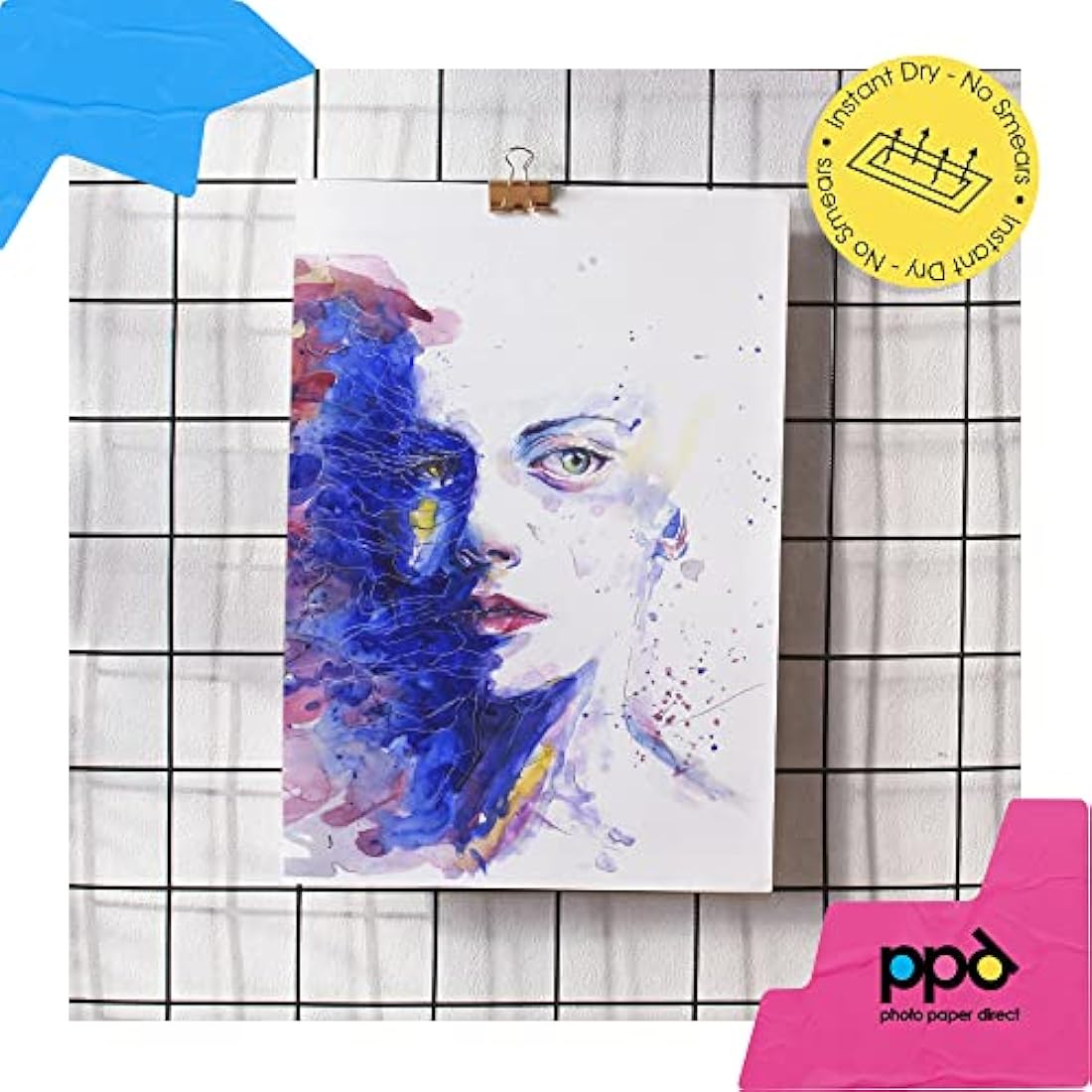 PPD 25 Sheets A3 Inkjet Fine Art Watercolour Giclee Archival Matt Photo Paper 240gsm PPD-75-25