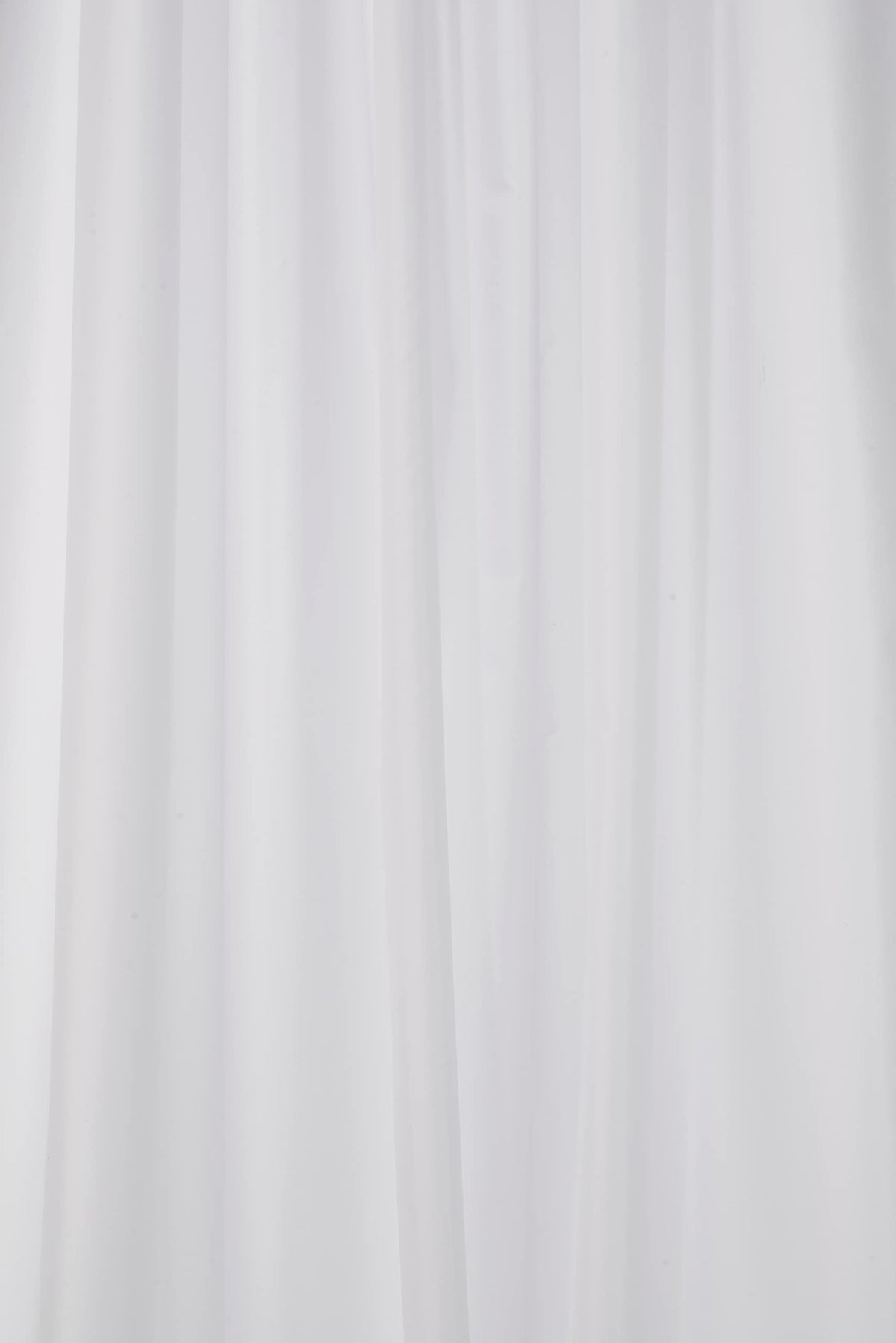 Croydex Professional Plain White Water-Resistant Textile Shower Curtain 1800 X 2100mm