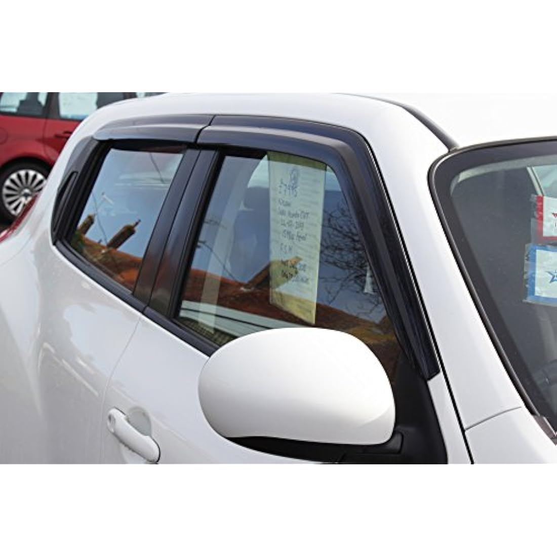 AUTO CLOVER Wind Deflectors Set for Nissan Juke 2010-2019 (4 pieces)