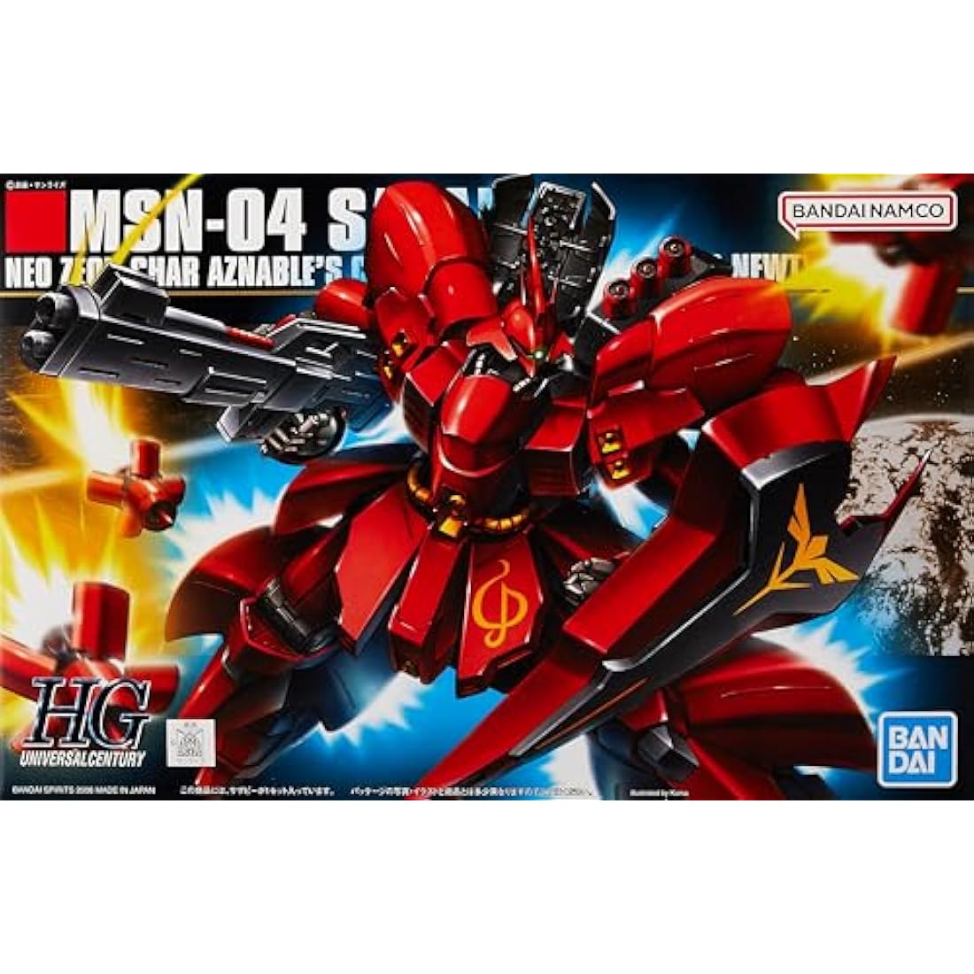 BANDAI HGUC 1/144 Sazabi Plastic Model (5058889)