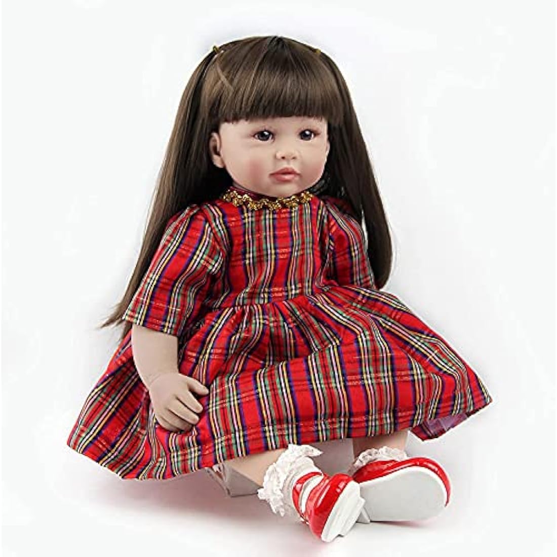 ZIYIUI Realistic Reborn Baby Dolls 24 Inch 60 Cm That Baby Looks Real Doll Soft Silicone Vinyl Reborn Girl Toddler Birthday Gift Toys