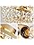 WUZUPS Crystal Chandelier Semi-Flushmount Ceiling Light Modern Lighting Fixture for Bedroom Hallway Bar Kitchen Bathroom, H 19.3cm W 25 cm, Gold, G9 Base