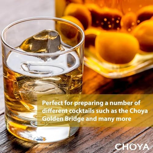Choya - Ume Fruit Liqueur - Royal Honey Syrup Liqueur - Authentic Japanese Umeshu - Notes of Almond & Honey - Ideal for Cocktail Making - 70cl with 100% Natural honey.