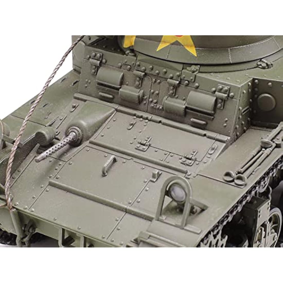 TAMIYA 35360-1:35 US M3 Stuart Late Production, Model Building, Plastic Kit, Hobby, Crafts, Gluing, Model Kit, Model, Assembly, Unpainted