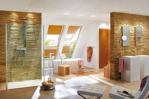 Paulmann Nova 92900 LED Recessed Spotlight Round IP65 7W Set of 3 Including GU10 Bulbs Pivotable Recessed Light Aluminium 7 W Brushed