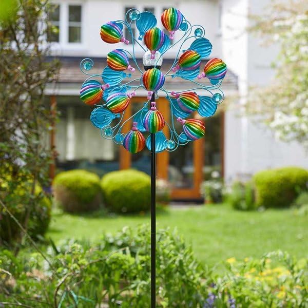 Multicoloured Solar Wind Spinner