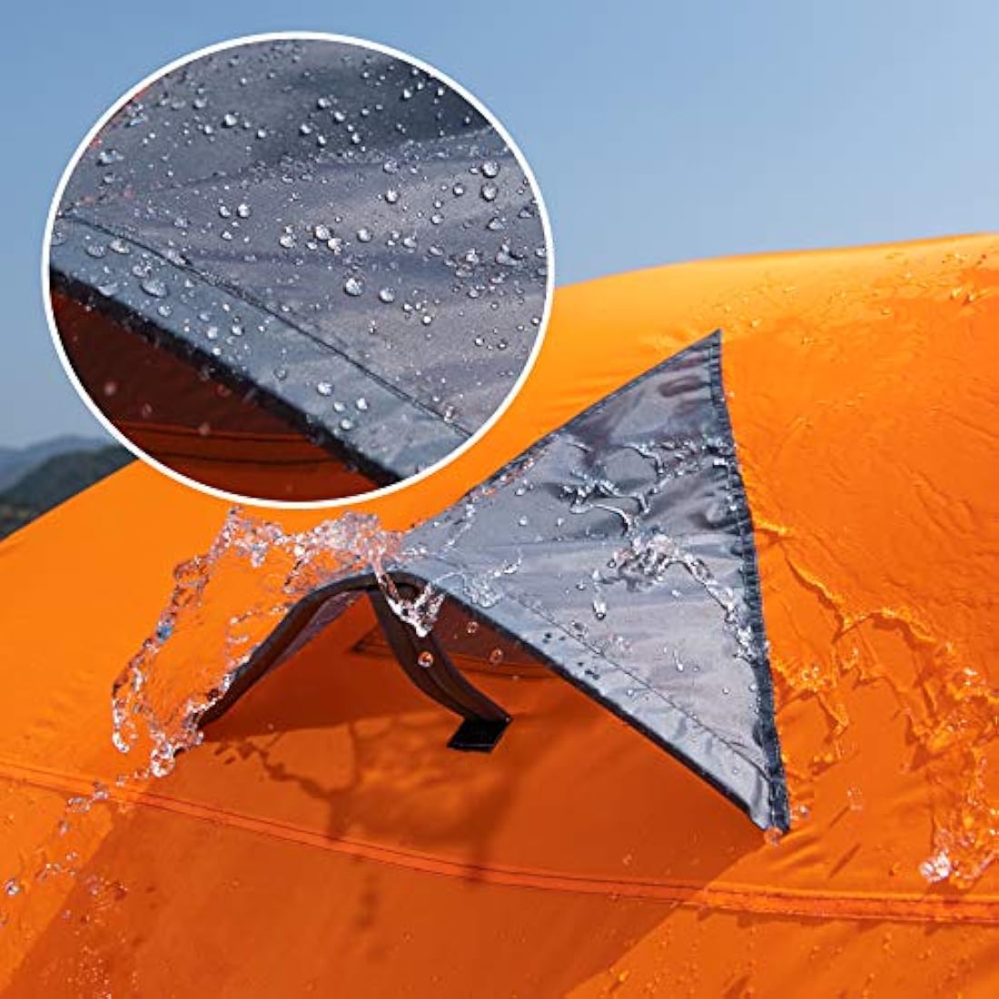 BISINNA 2 Man Camping Tent Waterproof Windproof Two Doors Lightweight Backpacking Tent Easy Setup Double Layer Outdoor Tent for Family Camping Hunting Hiking Mountaineering Travel