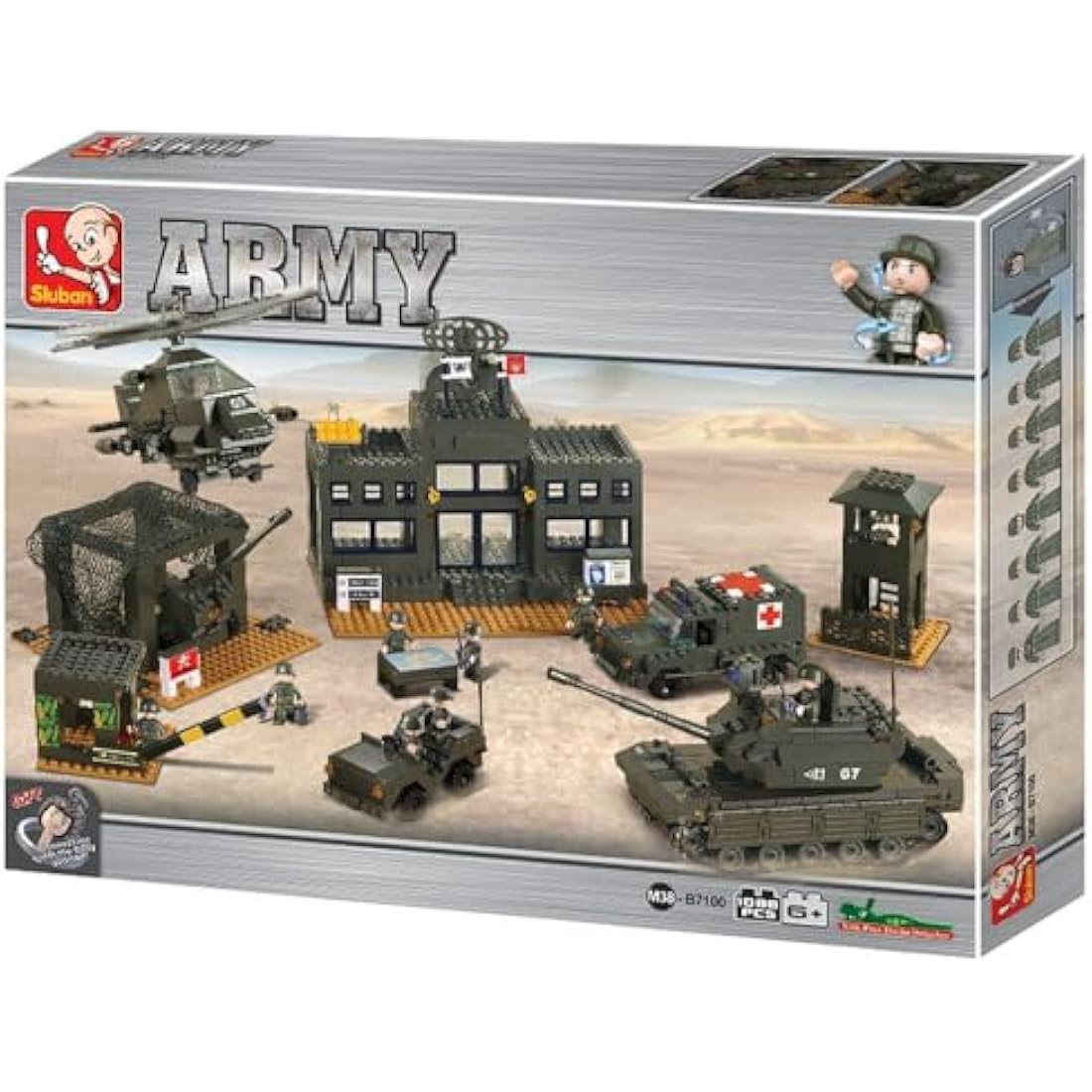 Sluban SlubanM38-B7100 Headquarter Building Bricks Set