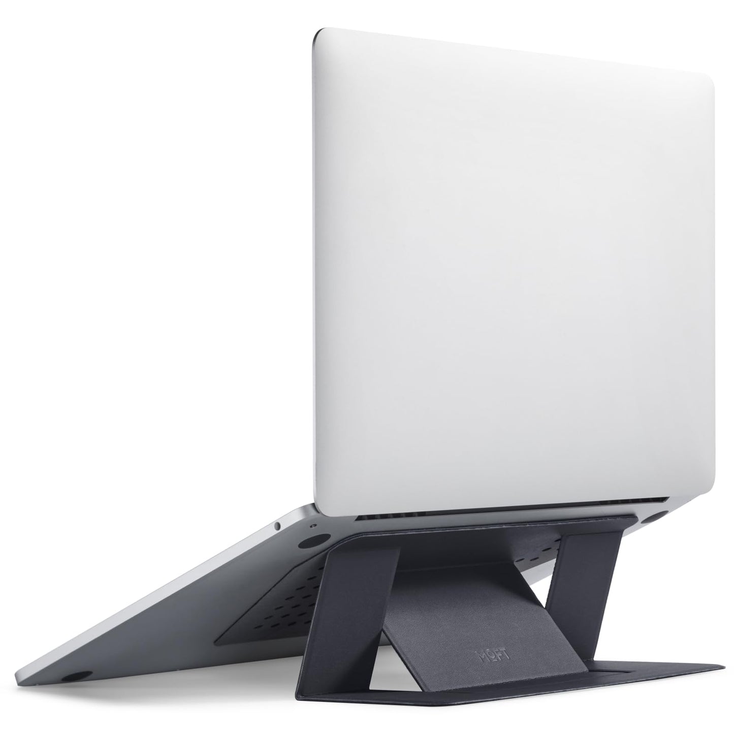 MOFT Laptop Stand for Desk, Adhesive Laptop Stand with 2 Adjustable Viewing Angles, Foldable and Portable Computer Stand Compatible with MacBook Air