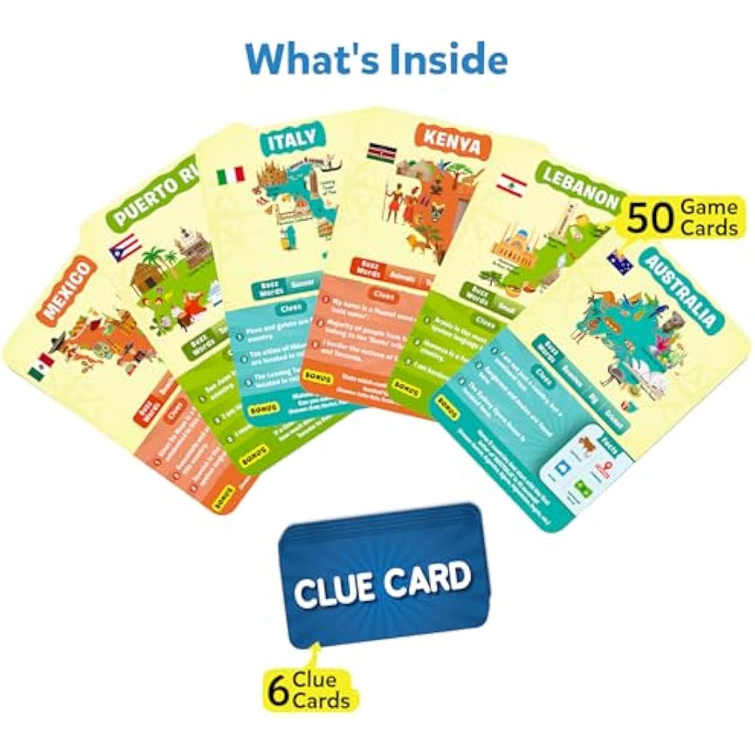 Skillmatics Guess in 10 Countries of the World, Perfect for Boys, Girls, Kids & Families Who Love Card Games, Educational Toys, Board Games, Trivia, Gifts for Ages 8, 9, 10 & Up