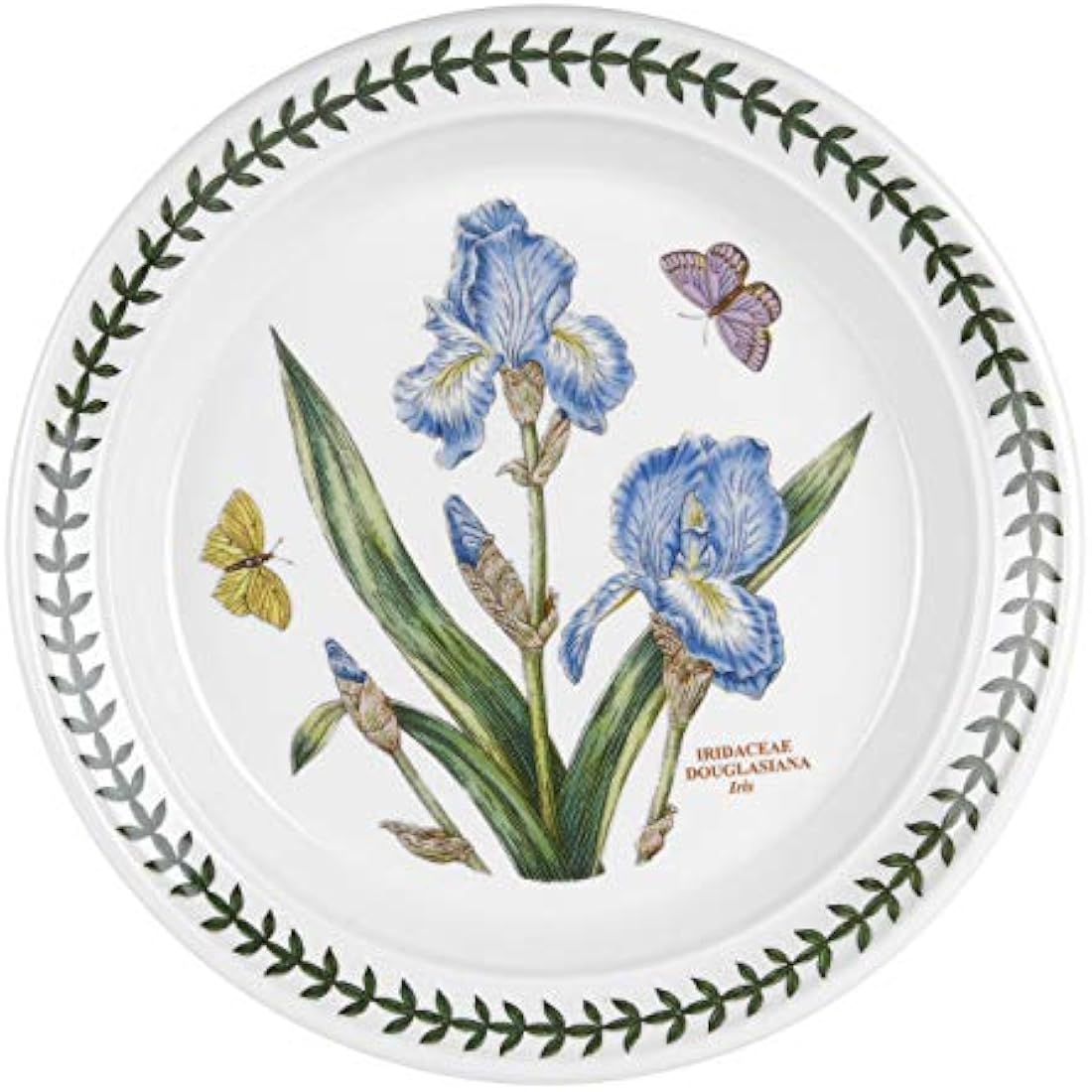 Portmeirion Botanic Garden Plate, Set of 6 - various motifs, Dia.20cm , White