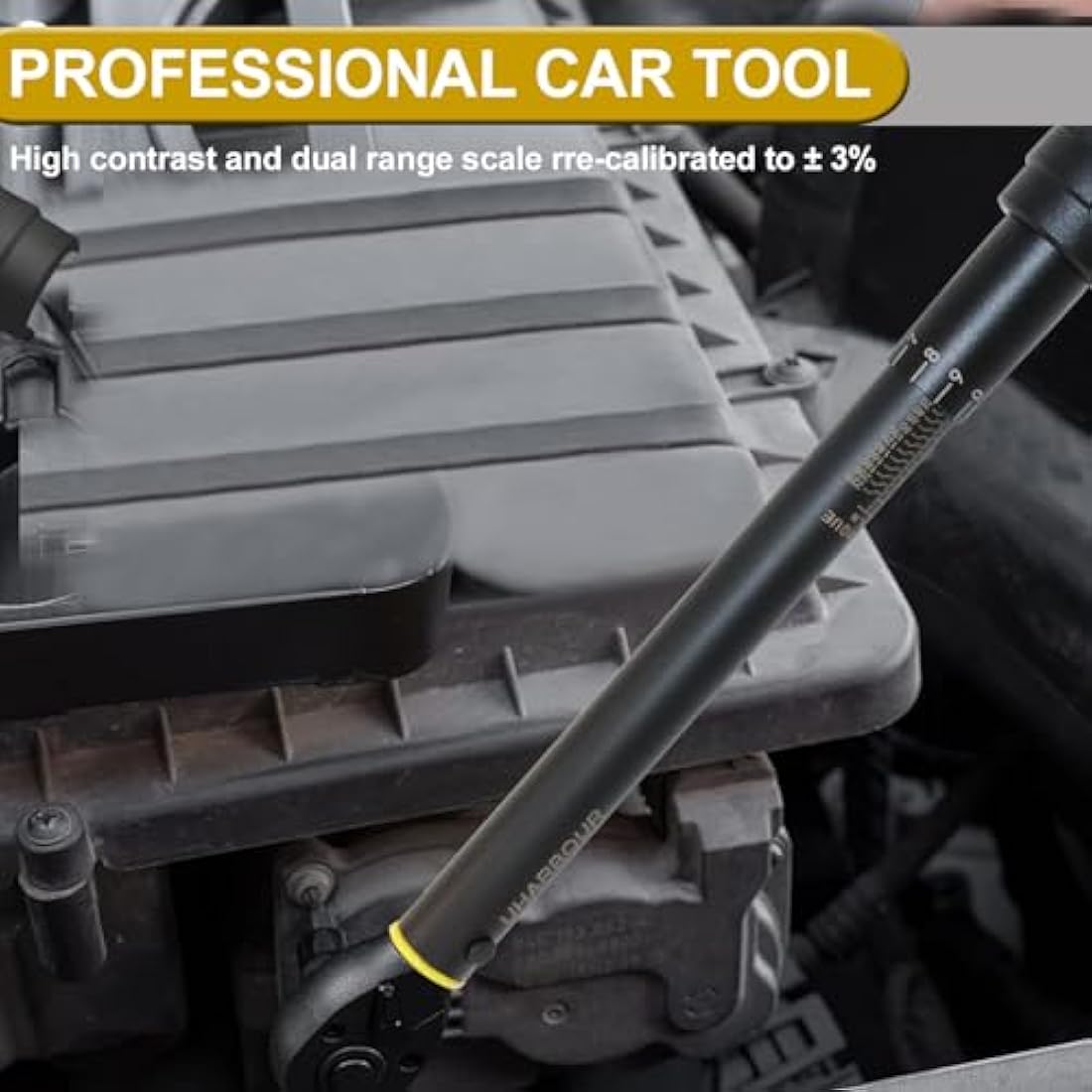 Uharbour Torque Wrench 1/2, 20-230 N.m Car Torque Wrench Dual Direction 1 Nm Adjustment with Lock, ±3% Accuracy with Unique Calibration Certificate