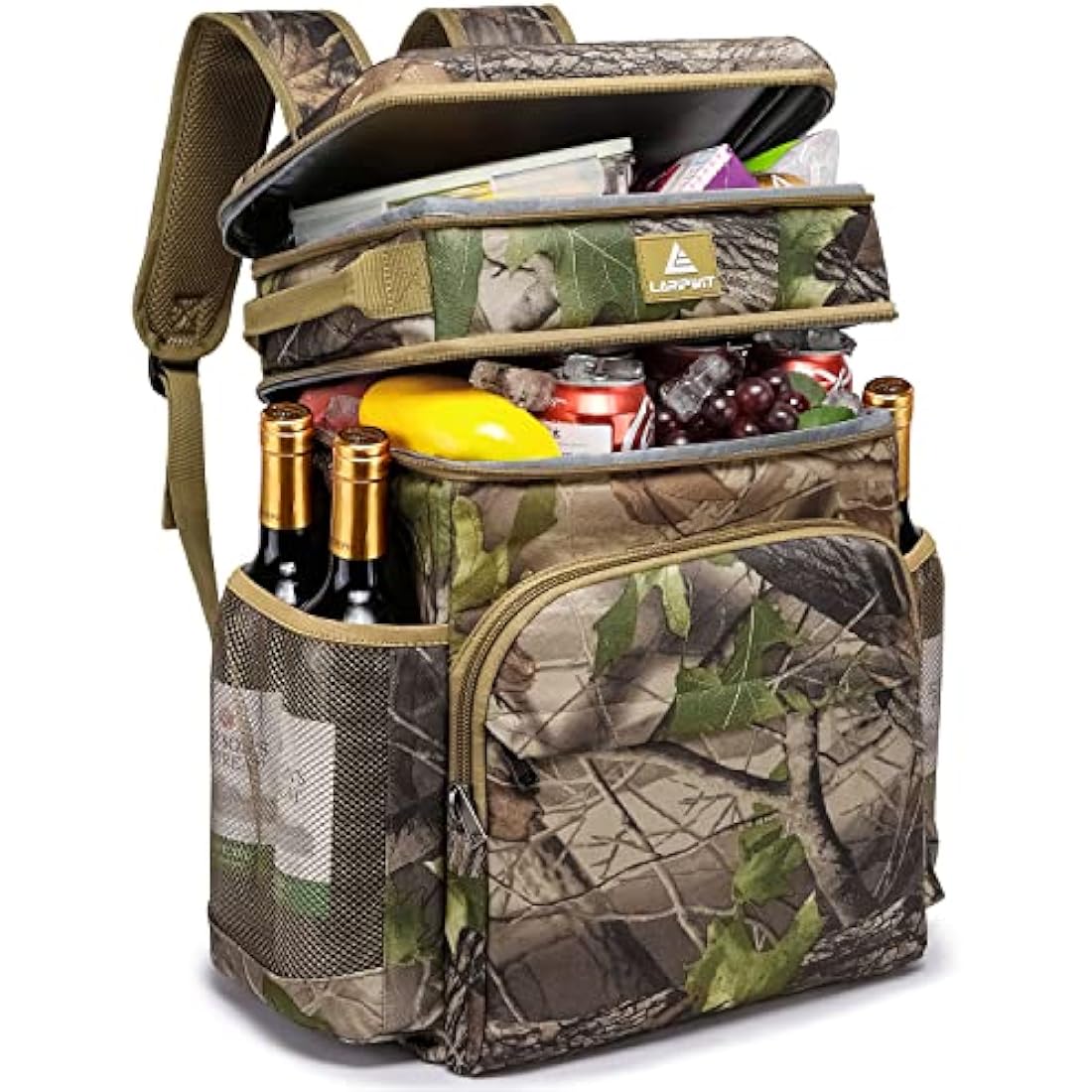 Laripwit Cooler Backpack 54 Cans Insulated Cool Bag Rucksack Leak-Proof Picnic Backpack for Men Women - Perfect Large Soft Cooler Rucksack for Travel, Camping, Lunch, Beach