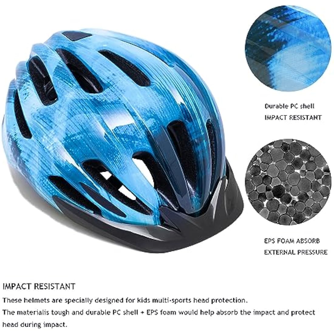 Kids Bike Helmet, Boys Girls Bike Helmet Child Cycle Helmet Childrens Bicycle Helmet Cycling Helmet