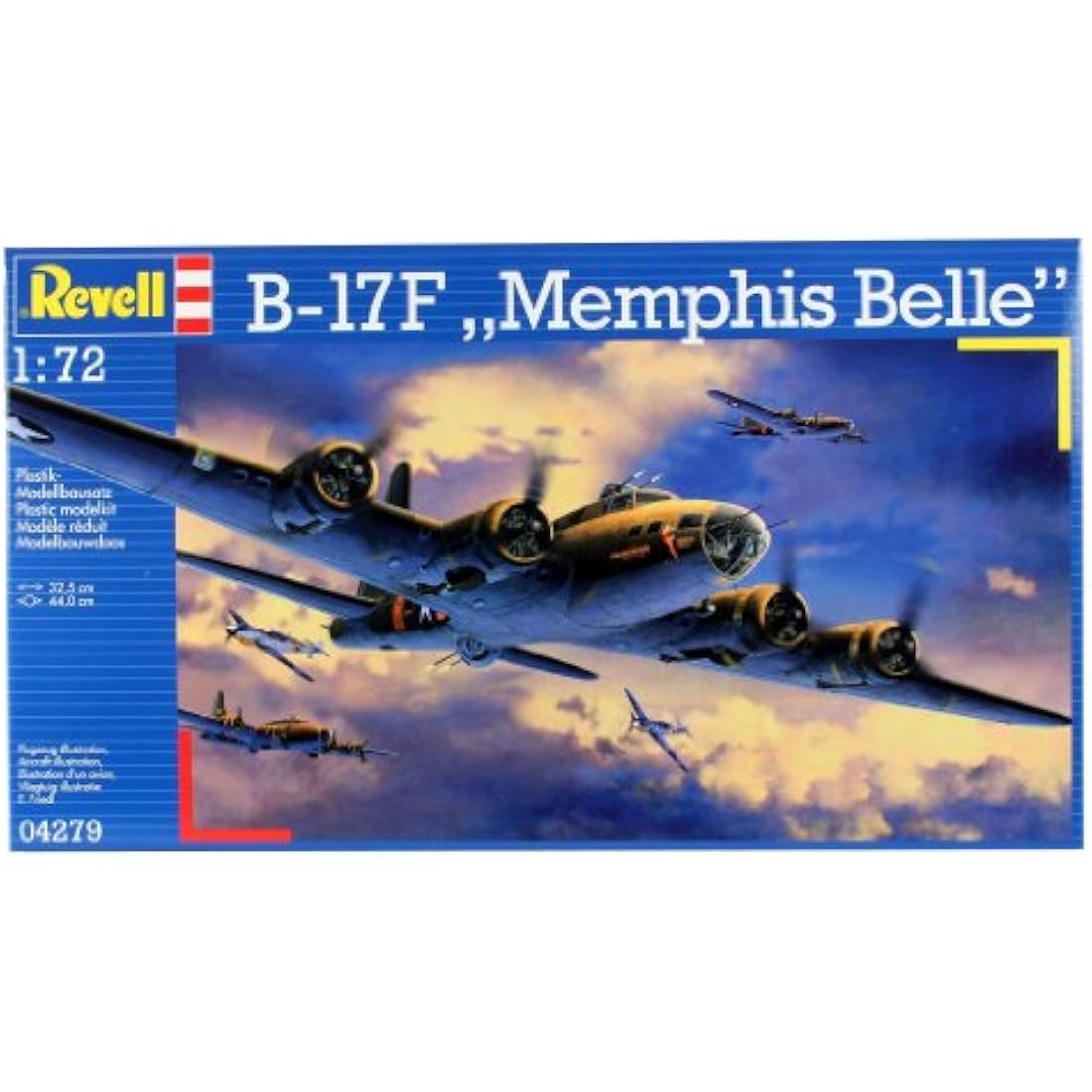 Revell 04279 B-17F Memphis Belle 1:72 Scale Unbuilt/Unpainted Plastic Model Kit