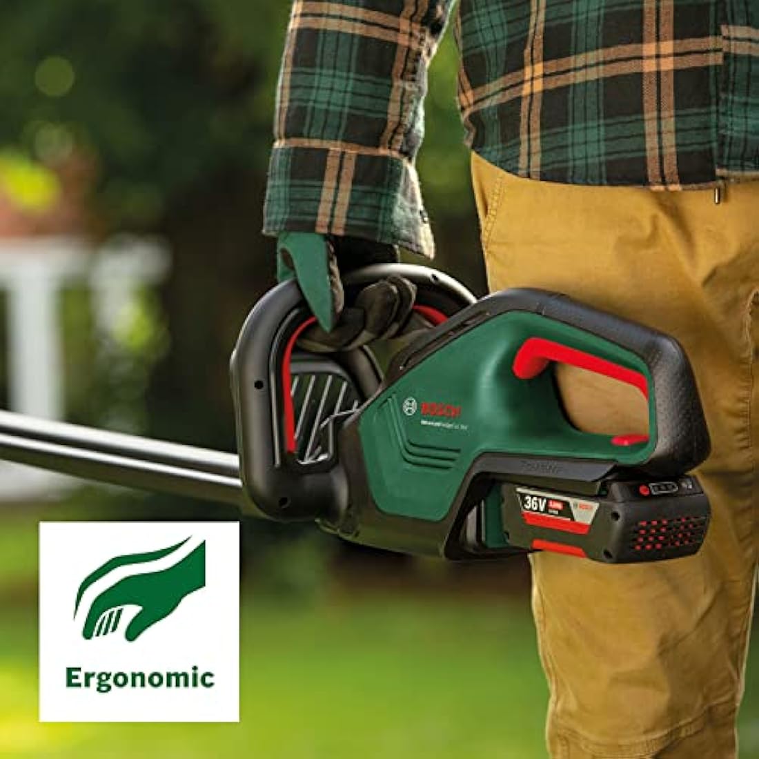Bosch Cordless Hedge Cutter AdvancedHedgeCut 36V-65-28 (Without Battery, 36 Volt System, Blade Length 65 Cm, in Carton Packaging)