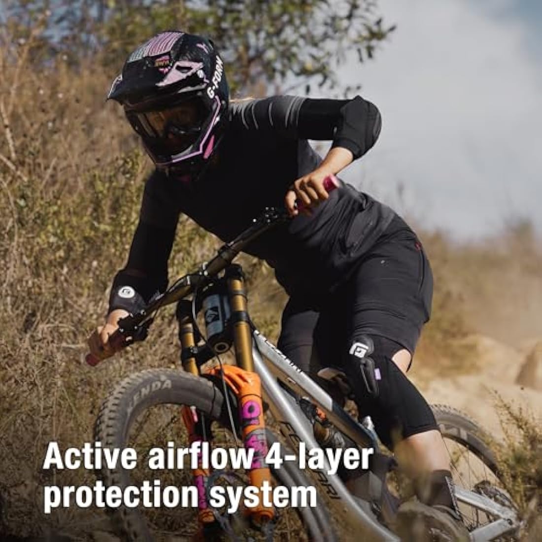 G-Form Mesa Elbow Guards - Protective Gear for MTB, Biking, Skateboarding & More - Machine Washable Mountain Biking Pads