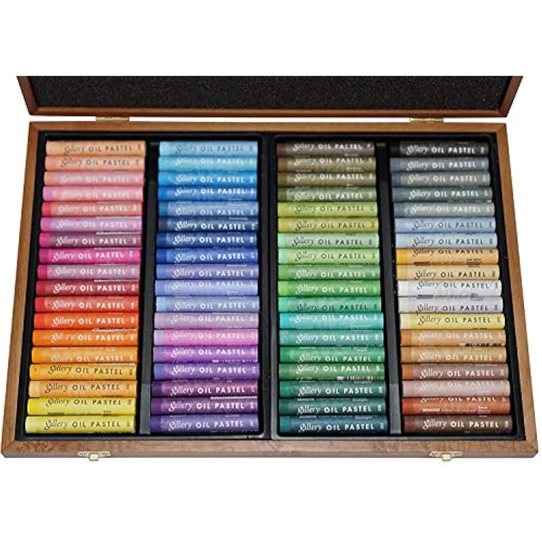 Mungyo Gallery Soft Oil Pastels Wood Box Set of 72 - Assorted Colors by Mungyo Gallery