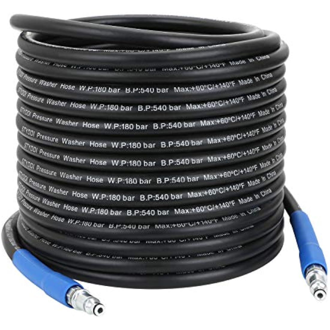 STYDDI 10M High Pressure Washer Replacement Hose for Bosch AQT Pressure Washer with Quick Connect SDS Fittings