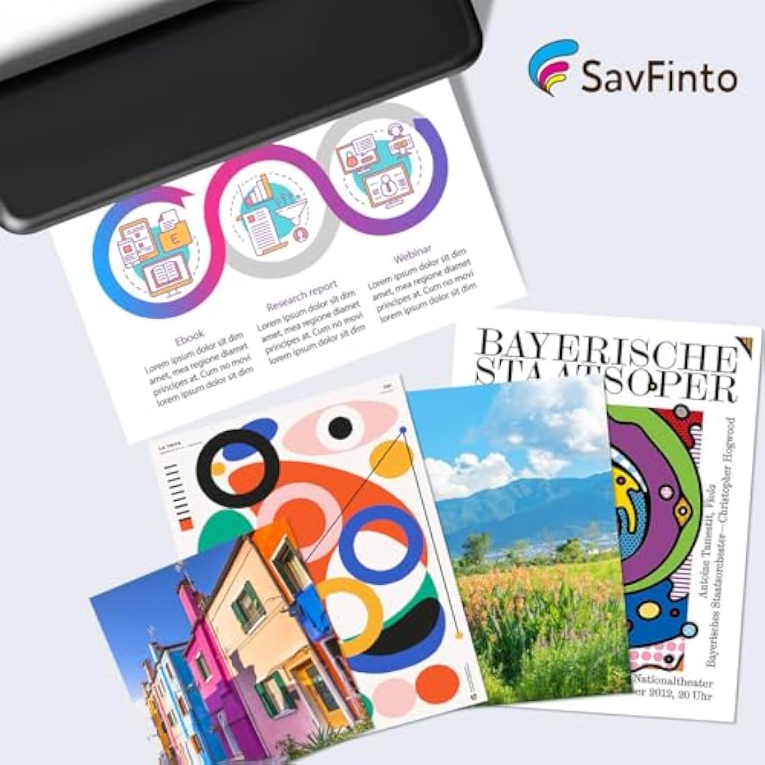 SavFinto 305XL Ink Cartridges Remanufactured for HP 305 Ink Cartridges Compatible for HP DeskJet Plus 2700 4110 4120 4122 HP Envy 6000 6010 6020 6022 6030 HP Envy Pro 6420 6422 6430 6430 6400