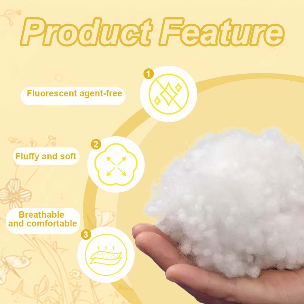 ZFQSONGZE 200g Machine-Washable Polyester Fiber Stuffing