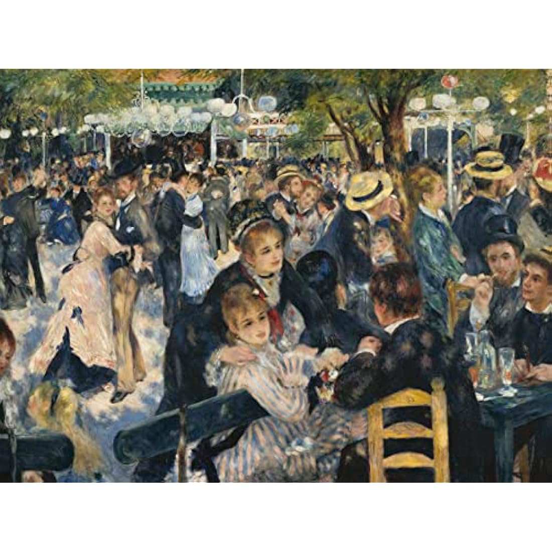 Clementoni - Museum Collection Puzzle Renoir "Dance at Le Moulin De La Galette" 1000 pieces, for Adults and Children, 14 Years old and up, 31412