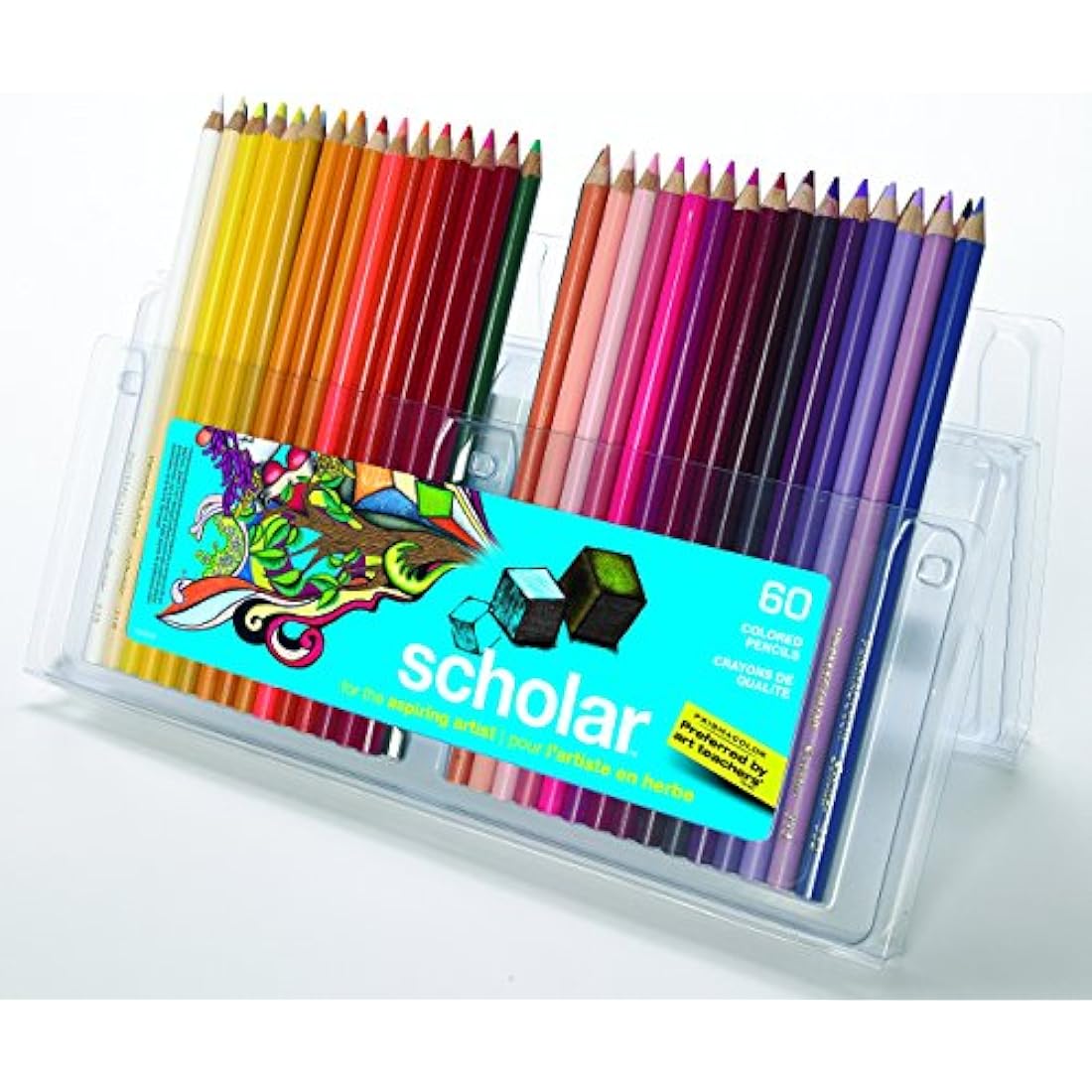 PRISMACOLOR MAIN-87676 Scholar Colored Pencils, 60-Count
